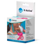 Kineziologinis teipas K-Active Classic 5 cm x 5 m (rožinis)