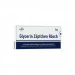 R&Ouml;SCH glicerino žvakutės, 3 g, 10 žvakučių