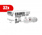 32 VNT. CRAMER atletinis neelastinis teipas, 3,8 cm x 13,7 m