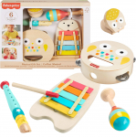 Fisher-Price medinių muzikos instrumentų rinkinys, HXT90