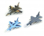 Metalinis karinio lėktuvo - naikintuvo modelis &bdquo;Fighter&rdquo;