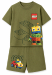 Komplektas berniukui su mar&scaron;kinėliais ir &scaron;ortais &bdquo;LEGO&rdquo;, chaki