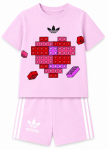 Komplektas mergaitei su mar&scaron;kinėliais ir &scaron;ortais &bdquo;Adidas: Love&rdquo;