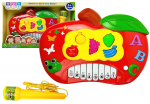 Pianinas su mikrofonu vaikams &bdquo;Obuolys&rdquo;