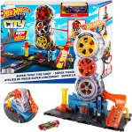 Hot Wheels trasa &bdquo;Super Twist Tire Shop&rdquo;, HDP02