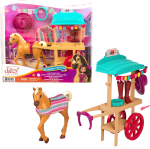 Žaislinis ponis su vežimu &bdquo;Miradero&rdquo;, Spirit Untamed, GXF70