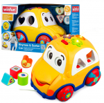 Traukiama muzikinė ma&scaron;inėlė &ndash; rū&scaron;iuoklis su formelėmis &bdquo;Rhymes & Sorter&ldquo;, Winfun