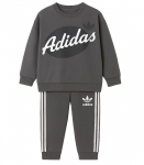 Komplektas berniukui su džemperiu ir kelnėmis &bdquo;Adidas&rdquo;, tamsiai pilkas