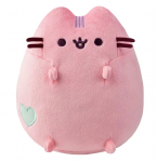 Pusheen pliu&scaron;inis katinas - pagalvėlė, rožinis, 18 cm