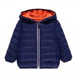 Dvipusė striukė berniukams, mėlyna-oranžinė, Brums