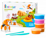 Hey Clay plastilino rinkinys &bdquo;&Scaron;uniukai&rdquo;, 15 vnt.