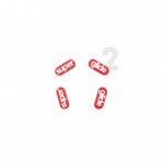 Superglide 2 Type-C Mouse Feet | Red, Logitech G304 & G305