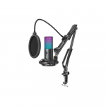FIFINE AmpliGame T669 PRO3 RGB Kondensatorinis Mikrofonas | Black