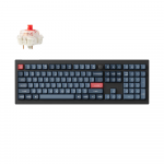 Keychron V6 Max Wireless Belaidė Žaidimų Klaviatūra | Carbon Black, Gateron Jupiter Red