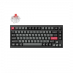 Lemokey P1 Pro Wireless Belaidė Žaidimų Klaviatūra | Carbon Black, Keychron Super Red