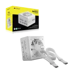 CORSAIR RMe Series RM100e White (2026) PSU Maitinimo Blokas | 1000W, 80 Plus Gold