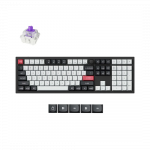 Keychron Q6 HE Wireless Belaidė Žaidimų Klaviatūra | Carbon Black, Gateron Magnetic Nebula