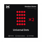 X-Raypad Obsidian Mouse Feet | Red, x40, Universal Dots