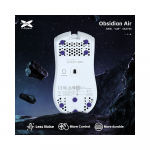 X-Raypad Obsidian Air Mouse Feet | Purple, x40, Universal Dots