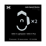 X-Raypad Jade Mouse Feet | White, x2, Logitech G502 X Lightspeed & G502 X Plus