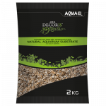 Substratas NATURAL MULTICOLORED GRAVEL 1.4 &ndash; 2 mm 2KG, AQUAEL