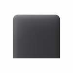 SideButton (1-gang) vertical, Graphite, Ajax
