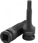 Smūginė galvutė su &scaron;e&scaron;iabriauniu (HEX) antgaliu 1/2", dydis: H6, L: 78 mm (S05A4H6, JONNESWAY)