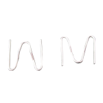 ⬡ Plastiko suvirinimo kabės i&scaron;orinio kampo 0.6mm (100vnt) (DHSTAPLES4)