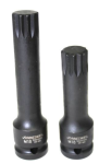 Smūginė galvutė su žvaigždiniu (SPLINE) antgaliu 1/2", dydis: M16, L: 78 mm (S16A4316, JONNESWAY)