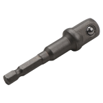 ⬡ Smūginis adapteris antgaliams 1/2" &scaron;e&scaron;iabriaunė (HEX) 1/4", S2 (CL509301, CHANGLU TOOLS)