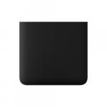 SideButton (1-gang) vertical Black, Ajax