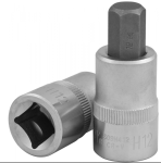 Galvutė su &scaron;e&scaron;iabriauniu (HEX) antgaliu 1/2", dydis: H12 (S09H412, JONNESWAY)