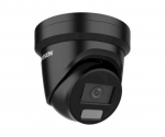 Hikvision dome DS-2CD2347G2H-LISU/SL F2.8 (juoda, 4 MP, 30 m. IR; 30 m. LED, Hybrid light)