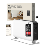 CO1500MAXWIFI3 Mill | Portable Heater | CO1500MAXWIFI3 | Convection Heater | 1500 W | Suitable for rooms up to 14-18 m&sup2; | White | IPX4