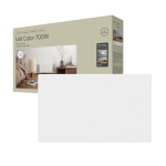 COLOR700DN Mill Color Panel Heater | COLOR700DN | Panel Heater | 700 W | Suitable for rooms up to 9-12 m&sup2; | Matt White | IPX4