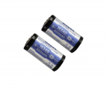 Akumuliatorius Thunder įrenginiams, 16340, 3,7V 650mAh Li-ion su integruotu krovimo valdikliu PCM (2 vnt.)