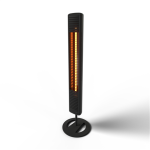 OH2000ULGPFLOOR Mill | Outdoor Heater | OH2000ULGPFLOOR | Patio heater | 2000 W | Black | IP65
