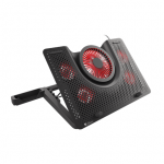 NHG-1411 GENESIS Laptop cooling pad, OXID 550 15.6-17.3 5 FANS, LED LIGHT, 1 USB | Genesis | Laptop cooling pad, OXID 550 | Black | 400 x 280 x 55 mm | 2 year(s)