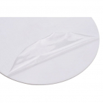 Juoda/balta 30x30 cm apvali akrilo lak&scaron;to atspindžio lenta