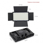 LED  Dviejų spalvų 3200-6500K fotografijos ap&scaron;vietimas