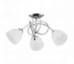 Ant pagrindo montuojamas sietynas MODENA 3xE27/60W/230V chromas/baltas