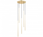 Pakabinamas sietynas CARMEN 5xG9/40W/230V d.30 cm aukso