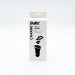&bdquo;Bullet&ldquo; automobilinis įkroviklis USB 2,4A+2,4A