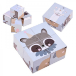 Mediniai kaladėlių dėlionės gyvūnai paveikslėliai ZA4114