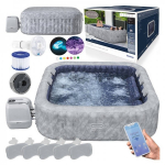 "Bestway Lay-Z-Spa San Francisco Pro 7 Wi-Fi App LED 5-7 asmenų 6001Q