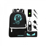 Kruzzel 19374 USB &scaron;viečianti kuprinė