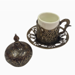 Turki&scaron;kos kavos puodelis (1 vnt.) BRONZ