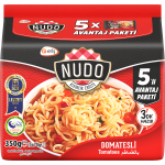 Greitai paruo&scaron;iami makaronai pomidorų skonio NUDO (mai&scaron;elis) , 5*70g