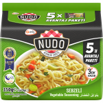 Greitai paruo&scaron;iami makaronai daržovių skonio NUDO (mai&scaron;elis) , 5*70g