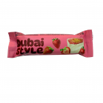 Baltasis &scaron;okoladas su bra&scaron;kių įdaru Dubai Style, 55 g